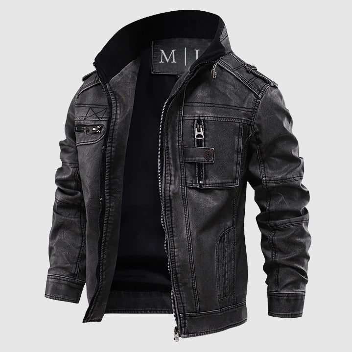 Drune | Veneti Mitternachts Bikerjacke