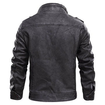 Drune | Bikerjacke Vintage Stil - Urbaner Fashion Klassiker für Alltag und Freizeit