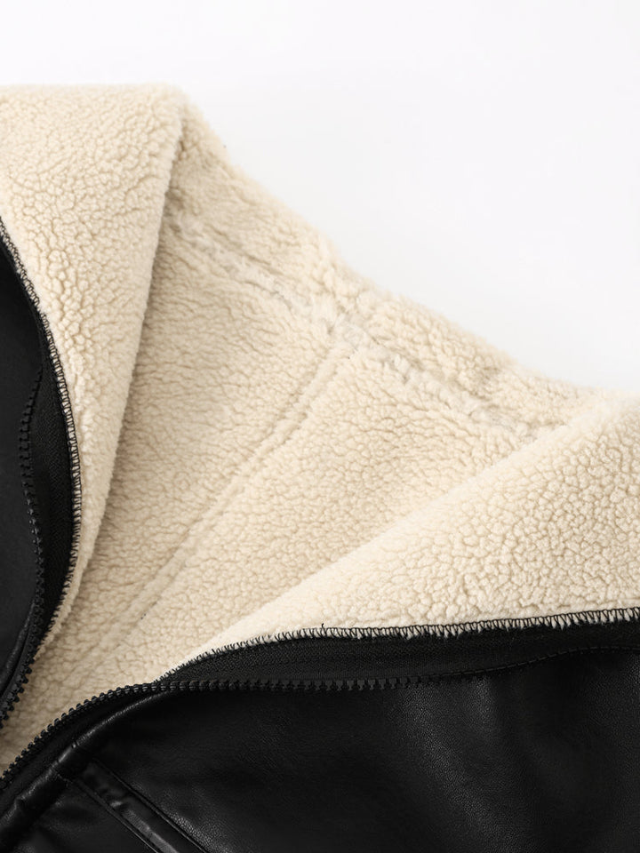 Drune | Damen Warme Winterjacke mit Pelzkragen und Weicher Fütterung