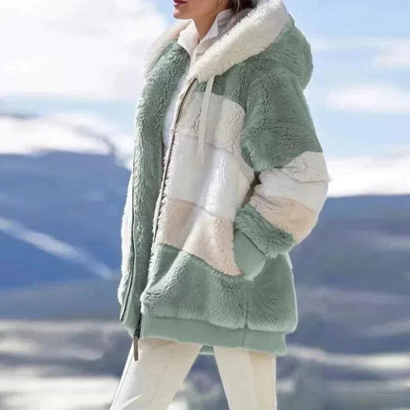 Drune | 2024 Bequeme Tweedjacke mit Kapuze und gefüttertem Wollfleece