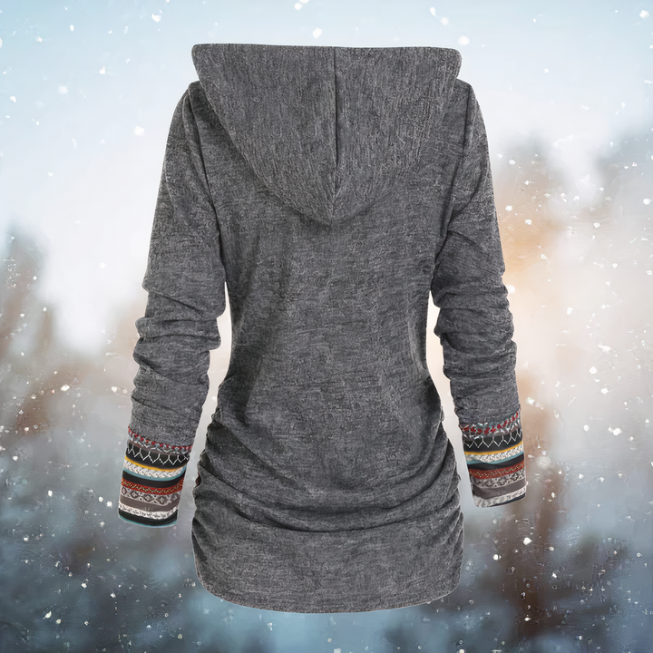 Drune | Stilvoller Tribal Hoodie für Damen