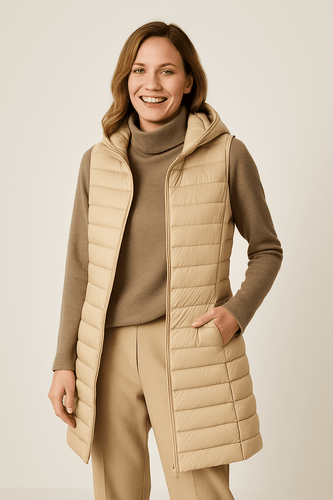 Drune | Damen Stepp-Winterjacke mit Kapuze