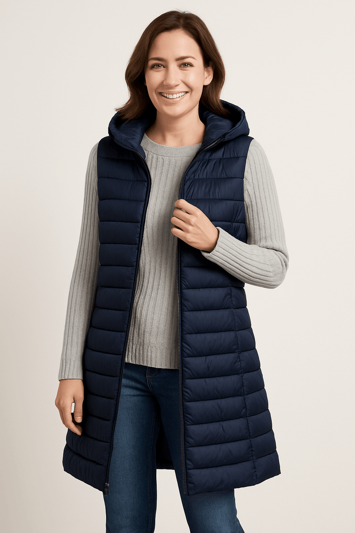 Drune | Damen Stepp-Winterjacke mit Kapuze