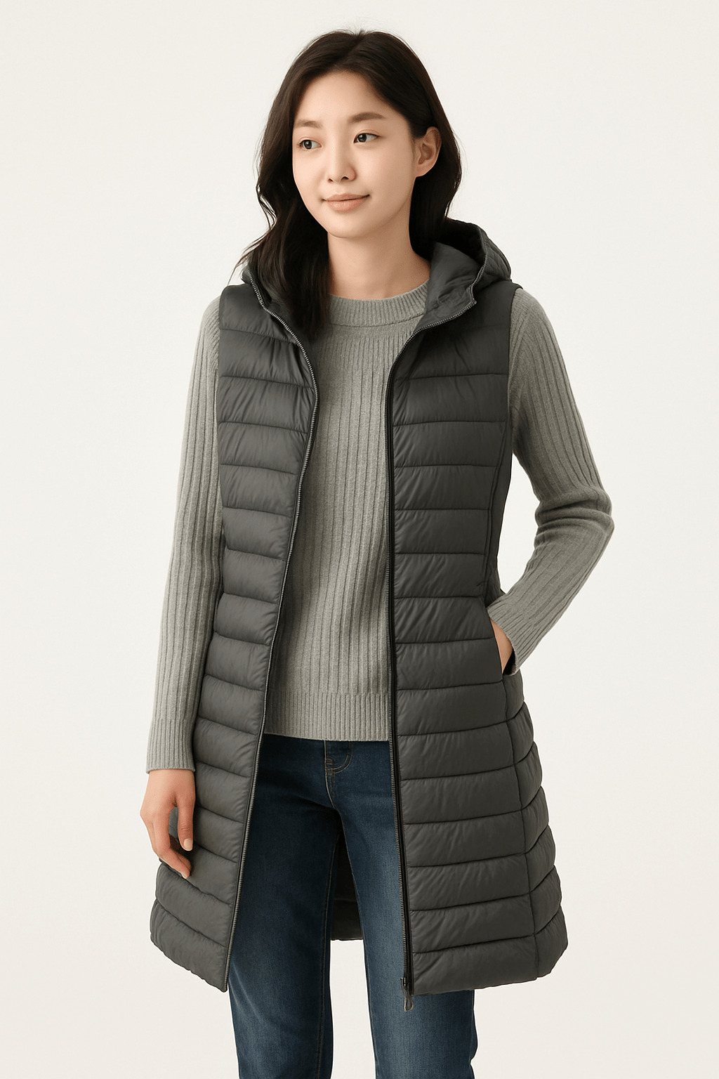 Drune | Damen Stepp-Winterjacke mit Kapuze