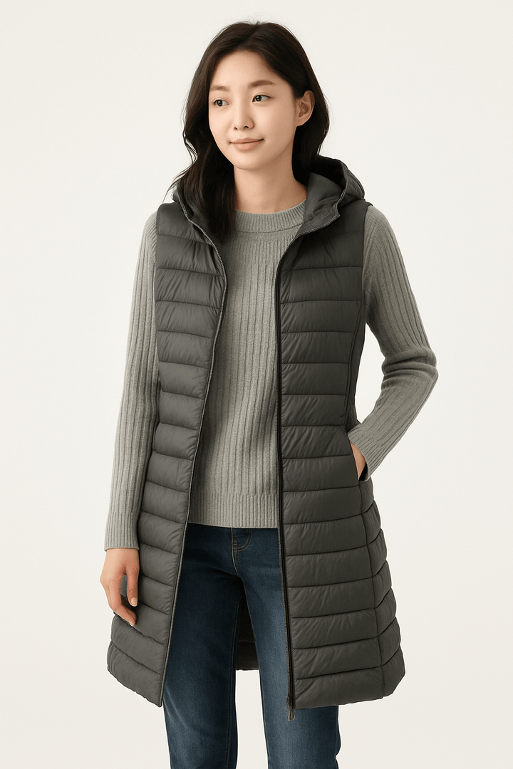 Drune | Damen Stepp-Winterjacke mit Kapuze