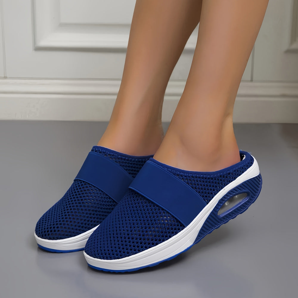 Drune | Mesh Obermaterial dicke Sohle Hausschuh