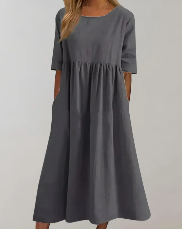 Drune | Locker Fallendes Baumwollkleid