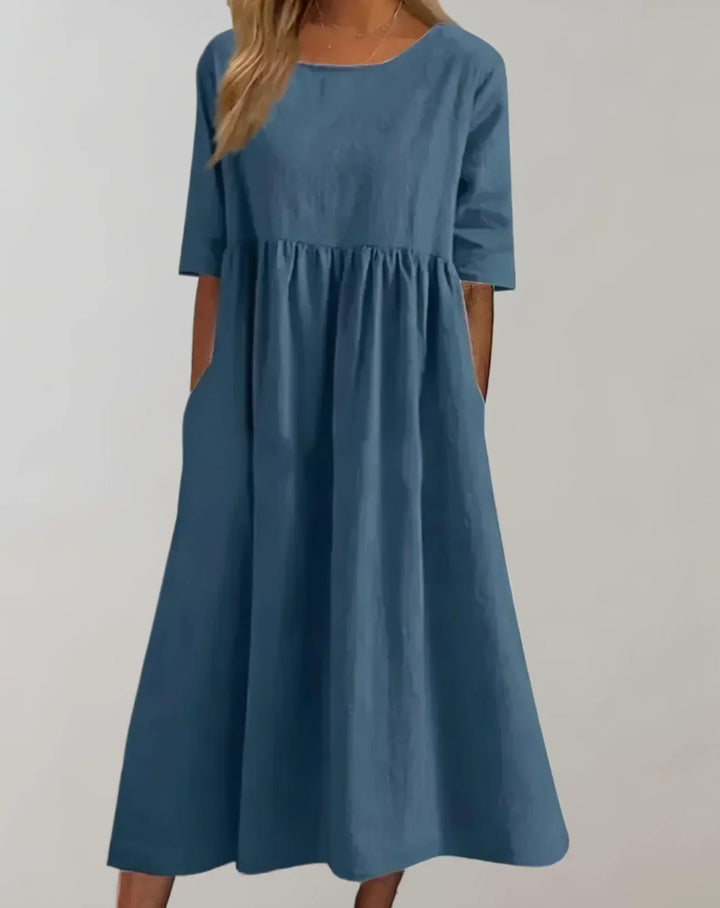 Drune | Locker Fallendes Baumwollkleid