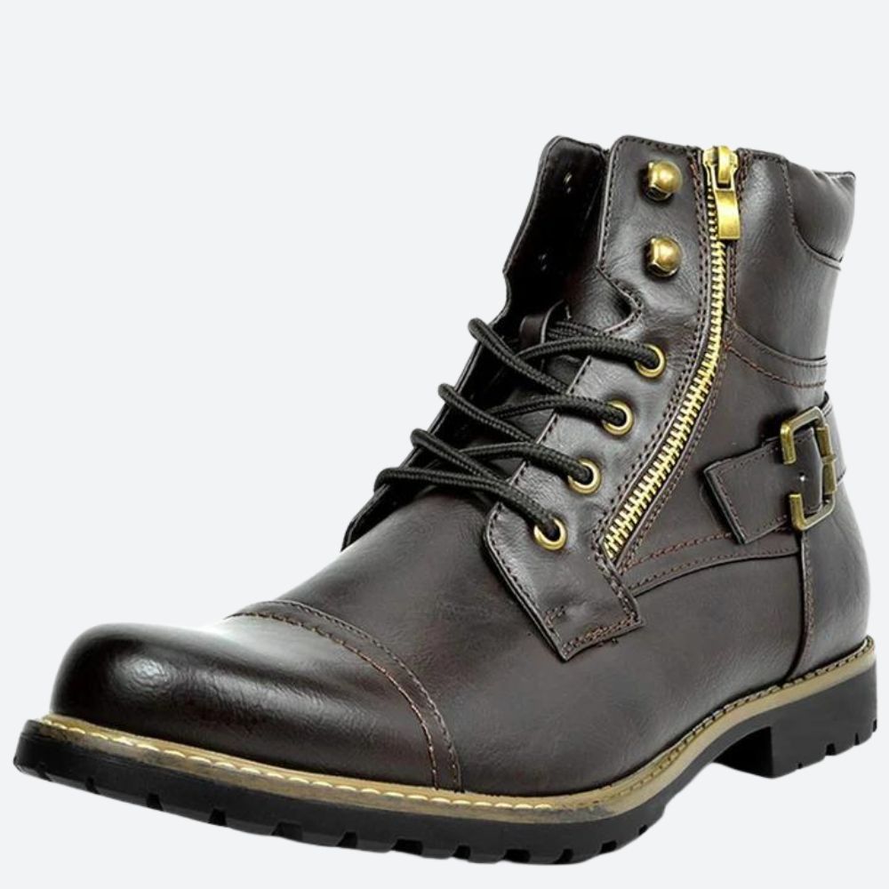 Drune | Echtleder Motorradstiefel Für Herren