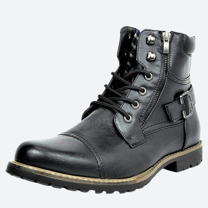 Drune | Echtleder Motorradstiefel Für Herren