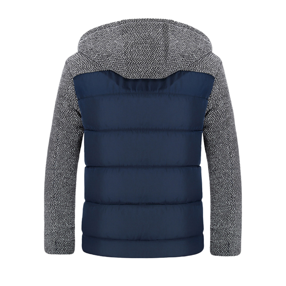 Drune | Herbst gefütterte Jacke mit Kapuze