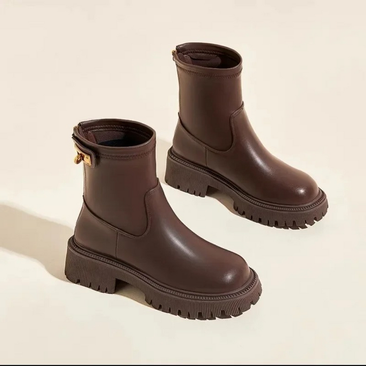Drune | Knöchelstiefel für Damen, mit Reißverschluss, elegantes Design - Alltagskleidung