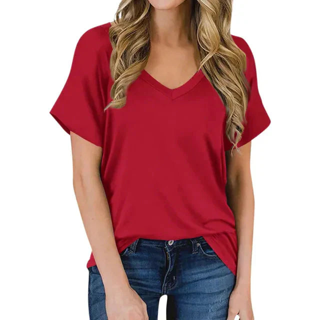 Drune | Damen V-Ausschnitt T-Shirt