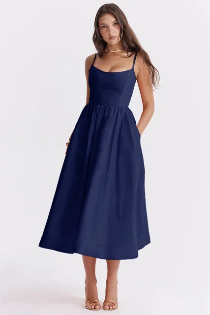 Drune | Elegantes Midikleid Look