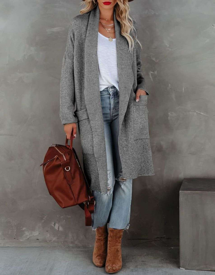Drune | Revers Weicher Pendler Cashmere Mantel