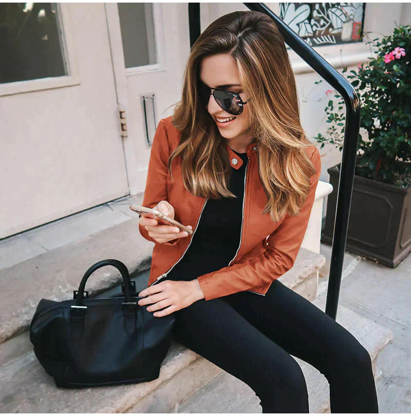 Drune | Elegante Lederjacke Für Damen.