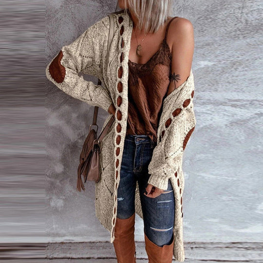 Drune | Modische Strickjacke mit Kapuze