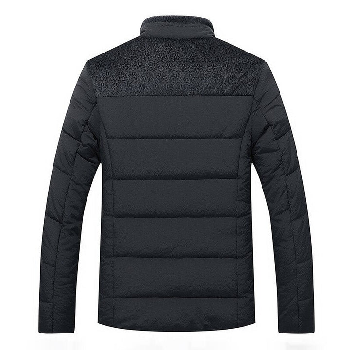 Drune | Herren Winterjacke mit hohem Kragen und Reißverschluss Design