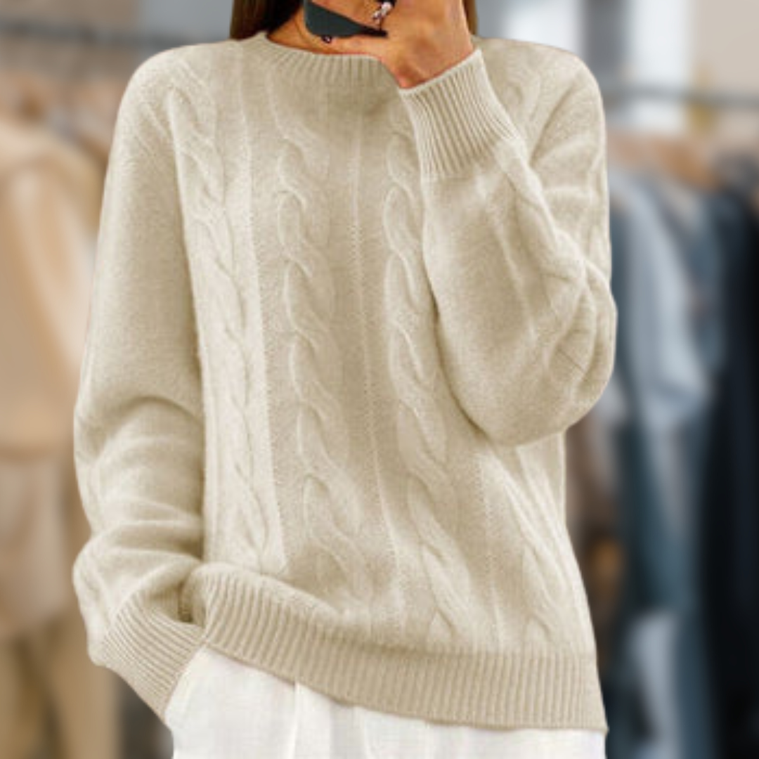 Drune | Trendig Weicher Strickpullover für Frauen