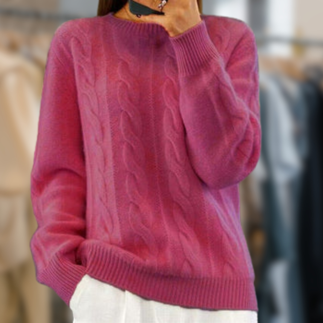 Drune | Trendig Weicher Strickpullover für Frauen