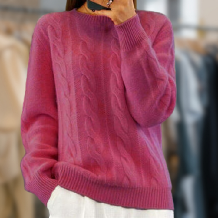 Drune | Trendig Weicher Strickpullover für Frauen