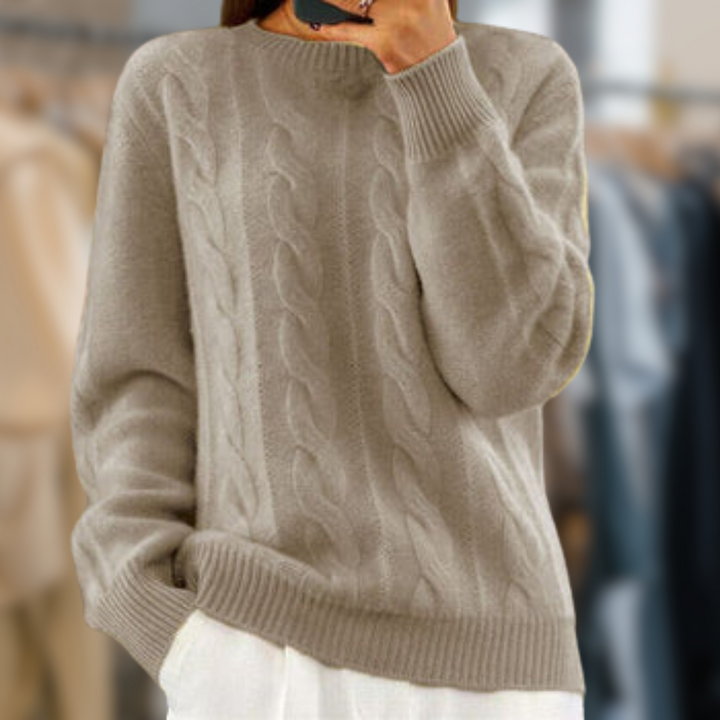 Drune | Trendig Weicher Strickpullover für Frauen
