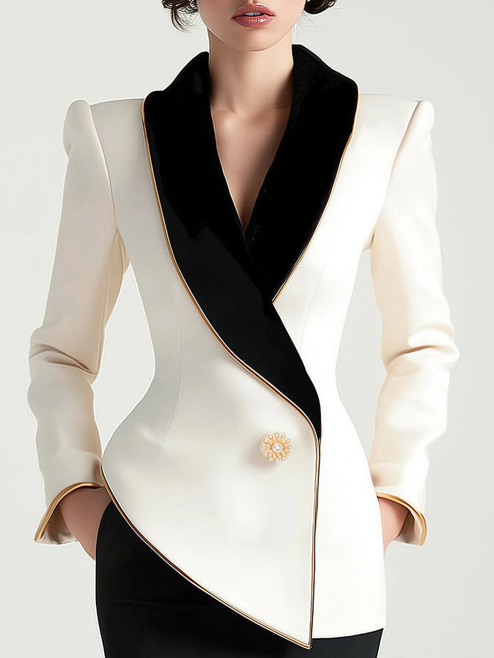 Drune | Asymmetrischer Blazer für Damen - Lockere Passform