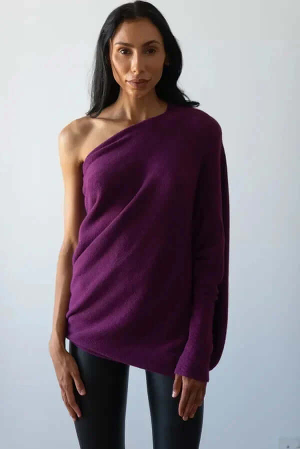 Drune | Drapierter Rollkragenpullover Damen - Pullover Damen