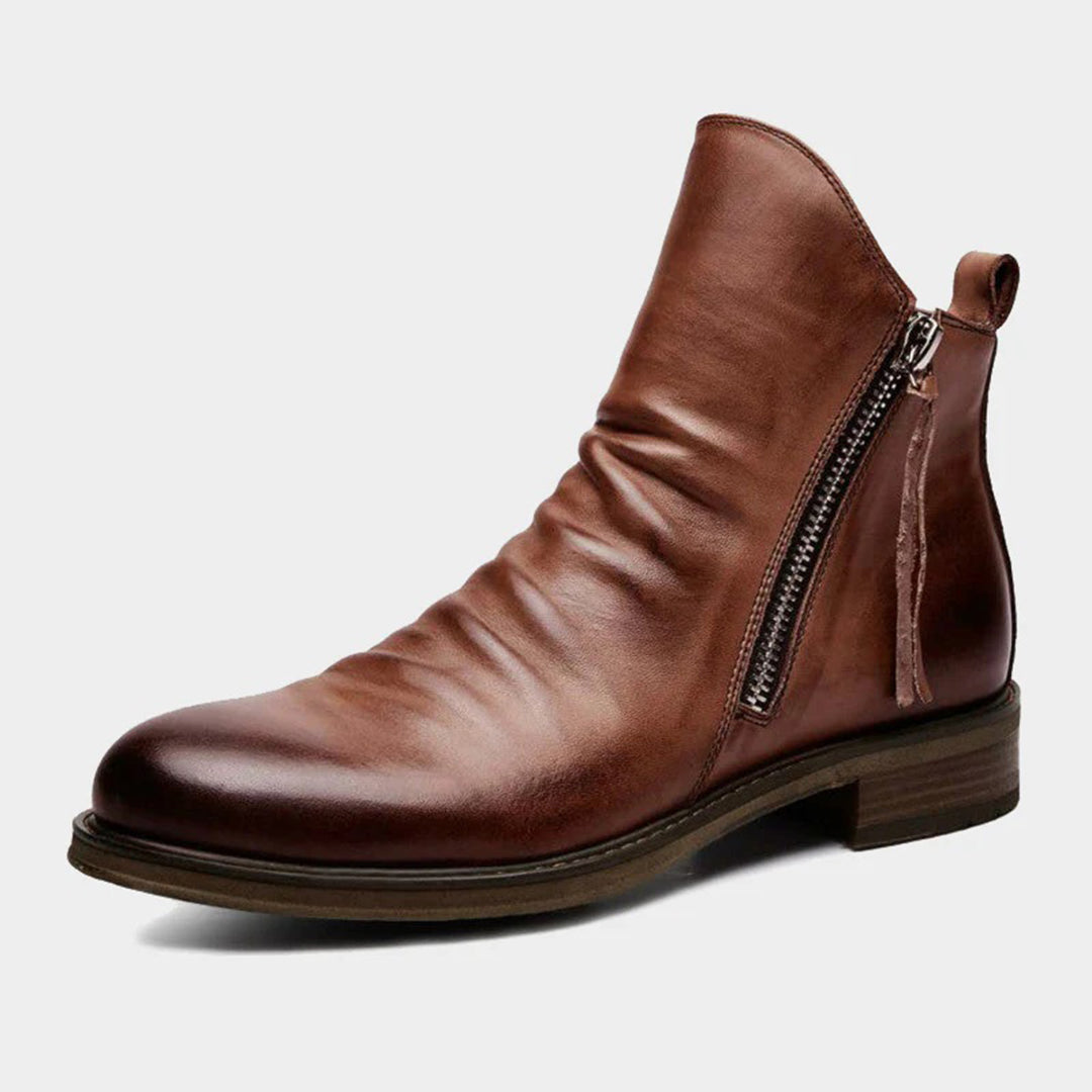 Drune - Lässige Herbst Stilvolle Stiefel mit Reißverschluss für Männer
