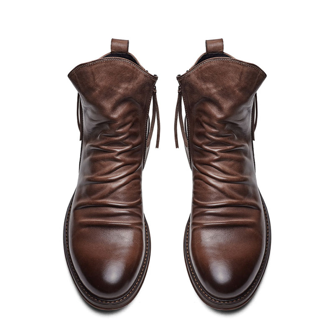 Drune - Lässige Herbst Stilvolle Stiefel mit Reißverschluss für Männer