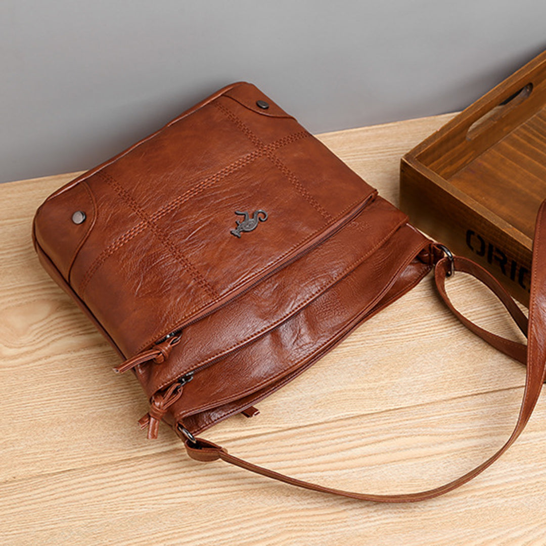 Drune | Vintage Leder Umhängetasche für Damen