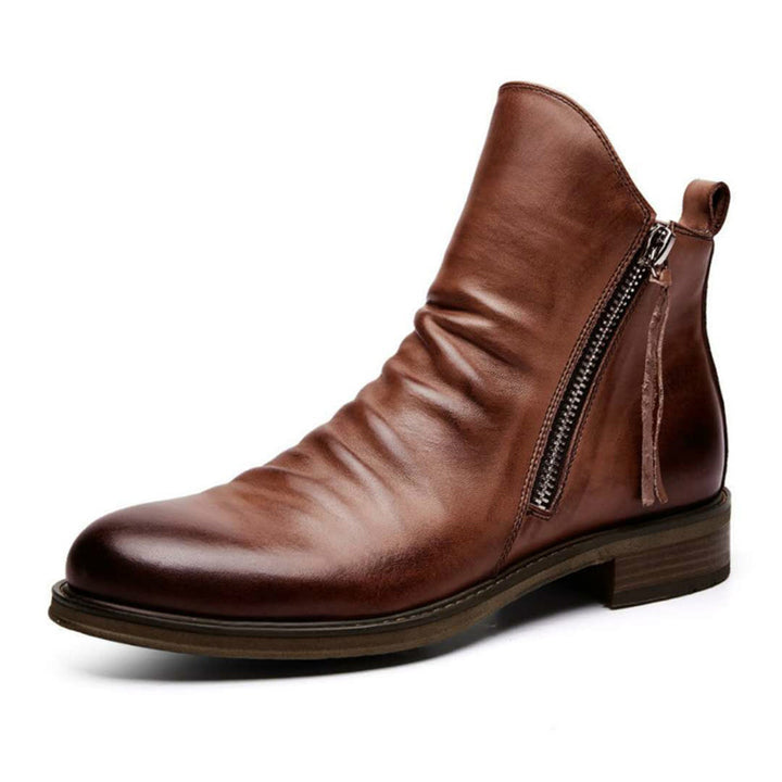 Drune - Lässige Herbst Stilvolle Stiefel mit Reißverschluss für Männer