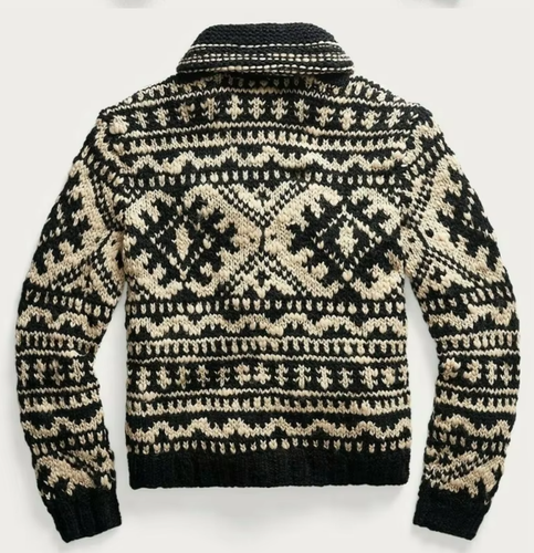 Drune | Winter Herrenpullover aus Wolle mit Reißverschluss
