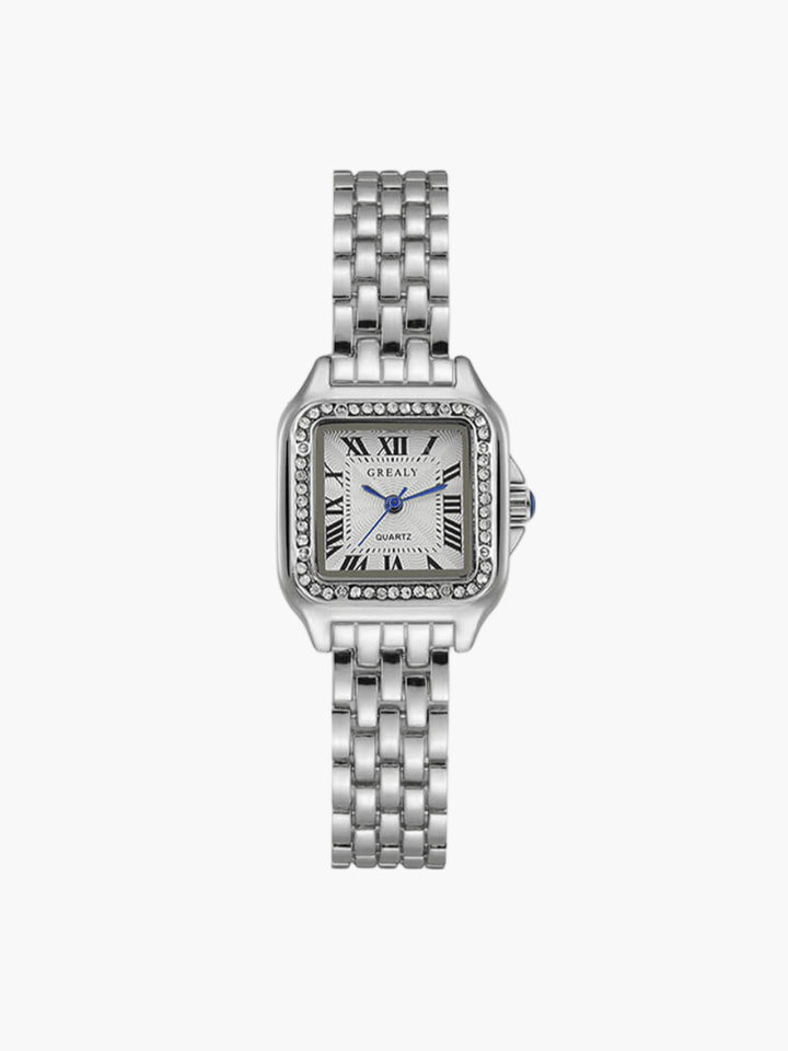 Drune | Premium Quadrat Quarzuhr Mit Elegantem Design Für Frauen