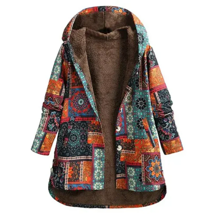 Drune | Blumen Kapuzenjacke für Damen