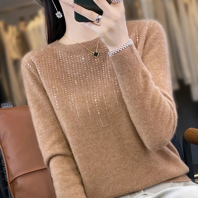 Drune | Warmer Pullover mit Glitzer