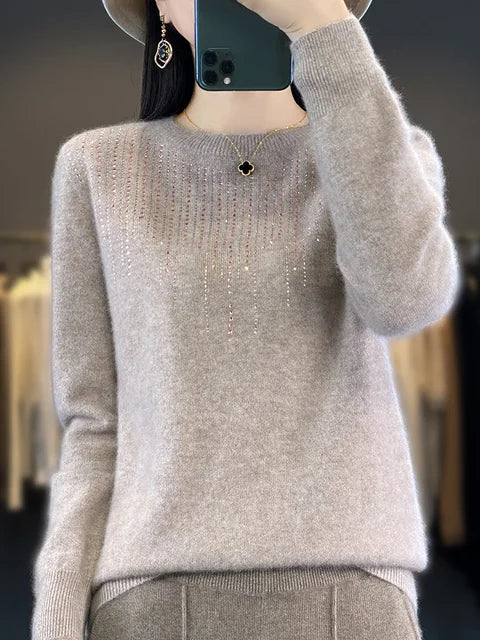 Drune | Warmer Pullover mit Glitzer