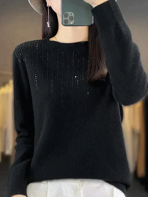 Drune | Warmer Pullover mit Glitzer