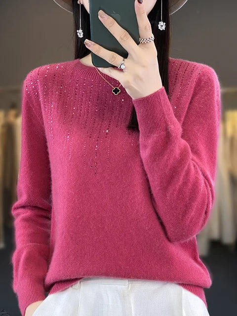 Drune | Warmer Pullover mit Glitzer