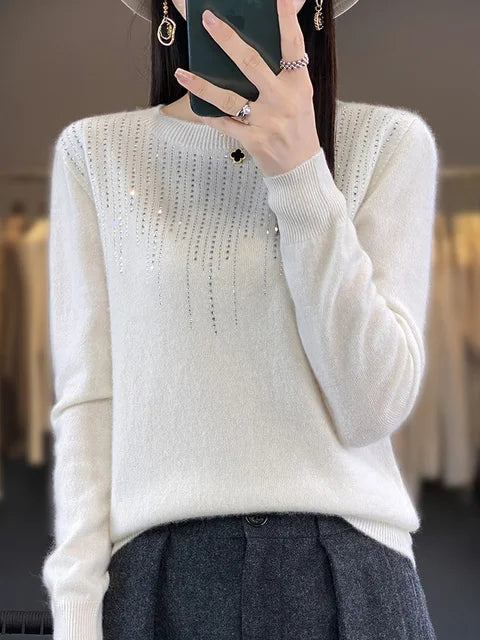 Drune | Warmer Pullover mit Glitzer