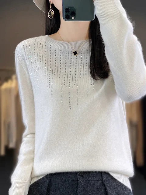 Drune | Warmer Pullover mit Glitzer