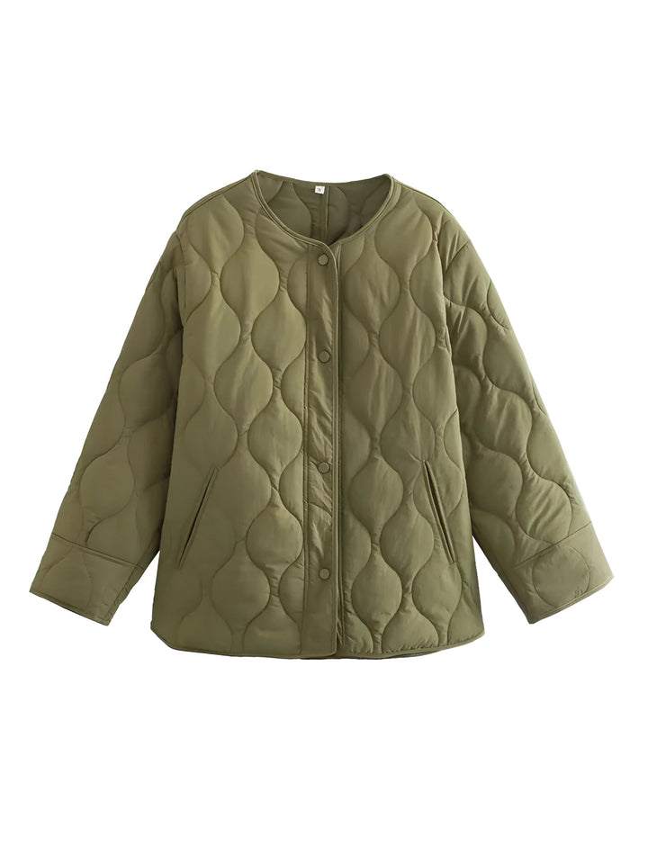 Drune | Warm Rundhalsausschnitt Langärmelig Jacke