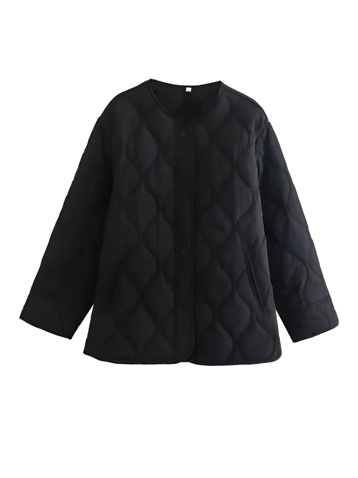 Drune | Warm Rundhalsausschnitt Langärmelig Jacke