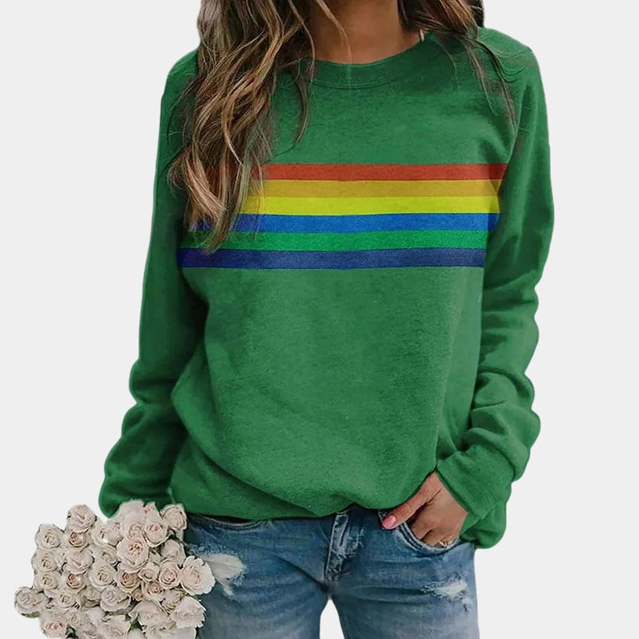 Drune | Sweatshirt - Baumwollmischung - Rundhalsausschnitt - Lange Raglanärmel