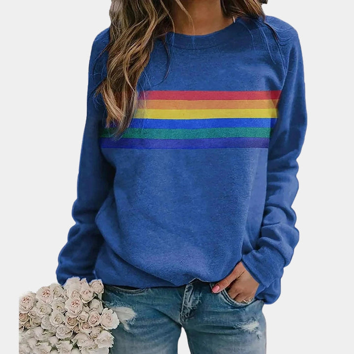 Drune | Sweatshirt - Baumwollmischung - Rundhalsausschnitt - Lange Raglanärmel