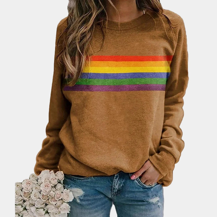 Drune | Sweatshirt - Baumwollmischung - Rundhalsausschnitt - Lange Raglanärmel