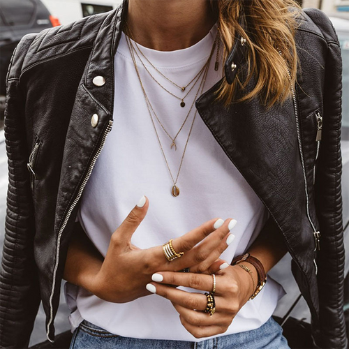 Drune | Damen Biker Lederjacke