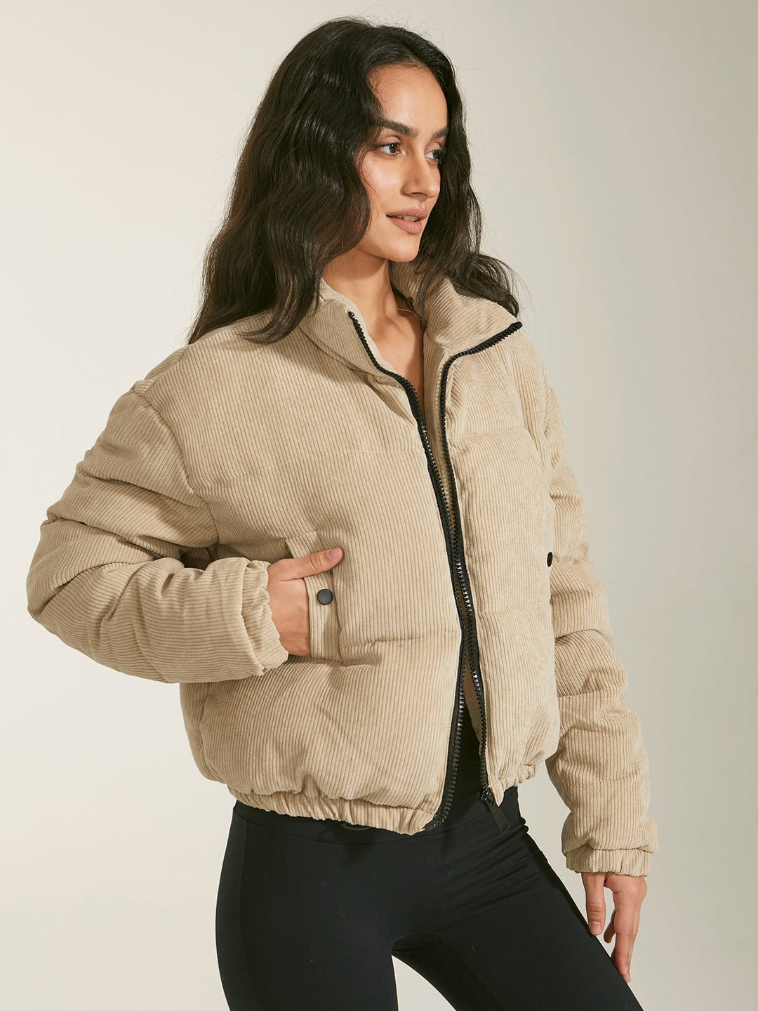 Drune | Pufferjacke - Leichte Isolation - Neutral Beige - Winter Freizeit