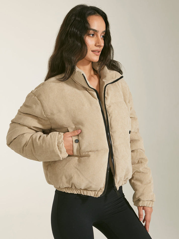 Drune | Pufferjacke - Leichte Isolation - Neutral Beige - Winter Freizeit
