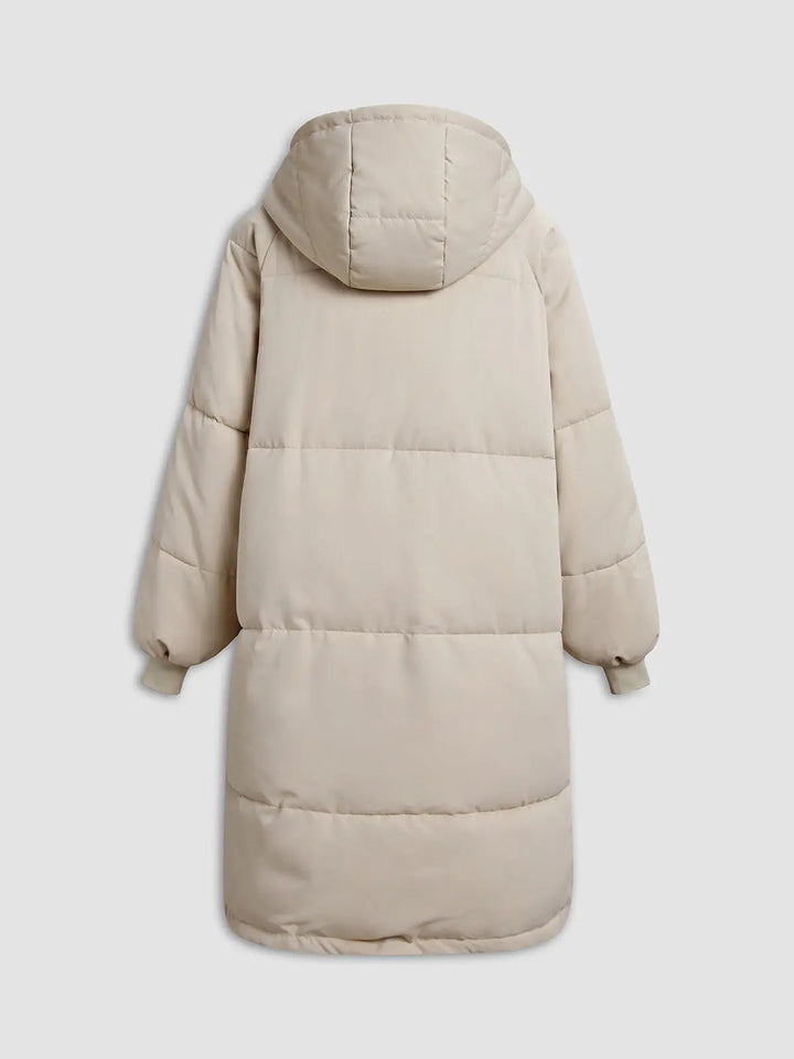 Drune | Pufferparka mit Kapuze und Reißverschluss